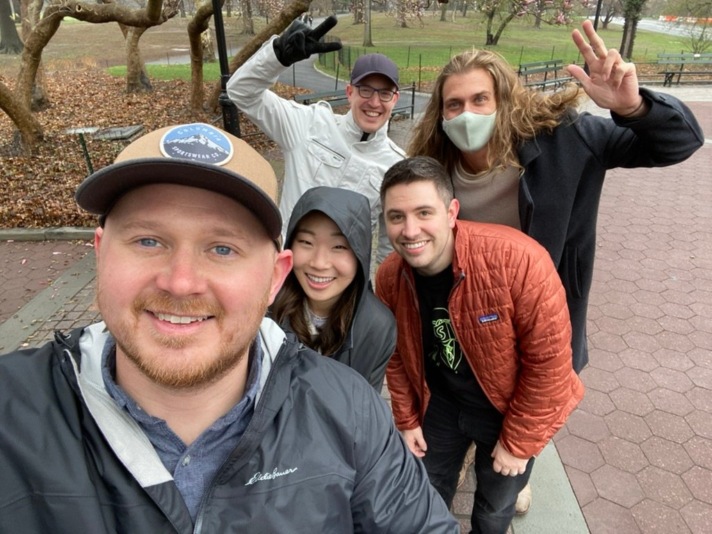 Josh with Shopify friends